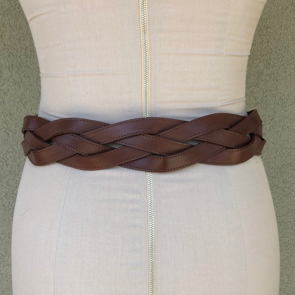 Theory oversized braided leather belt - Picture 4 of 5